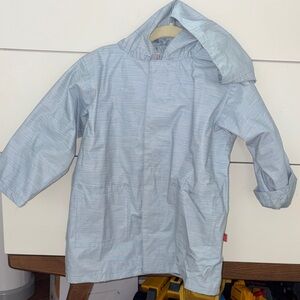 Magnetic Me Light Blue Hooded Raincoat